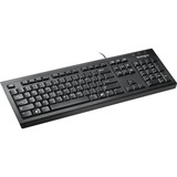 Kensington ValuKeyboard tastiera USB QWERTZ Tedesco Nero Nero, Full-size (100%), Cablato, USB, QWERTZ, Nero