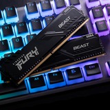 Kingston FURY FURY Beast memoria 64 GB 2 x 32 GB DDR4 3600 MHz Nero, 64 GB, 2 x 32 GB, DDR4, 3600 MHz, 288-pin DIMM