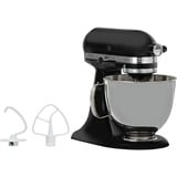 KitchenAid 5KSM125EBM robot da cucina 300 W 4,8 L Nero Nero (opaco), 4,8 L, Nero, Matte black, 220 Giri/min, 58 Giri/min, 220 Giri/min