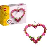 LEGO Iconic 40638 Cuore Ornamento Giocattolo, Kit Arti e Mestieri da Esposizione con Fiori, Foglie e Cuoricini, Regalo per Bambini 9+, Giochi di costruzione Kit Arti e Mestieri da Esposizione con Fiori, Foglie e Cuoricini, Regalo per Bambini 9+, Set da costruzione, 9 anno/i, Plastica, 254 pz, 188 g