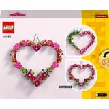 LEGO Iconic 40638 Cuore Ornamento Giocattolo, Kit Arti e Mestieri da Esposizione con Fiori, Foglie e Cuoricini, Regalo per Bambini 9+, Giochi di costruzione Kit Arti e Mestieri da Esposizione con Fiori, Foglie e Cuoricini, Regalo per Bambini 9+, Set da costruzione, 9 anno/i, Plastica, 254 pz, 188 g
