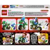 LEGO Super Mario Mario Kart™: Moto Yoshi, Giochi di costruzione Set da costruzione, 7 anno/i, Plastica, 133 pz, 169 g