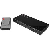 Lindy 38313 interruttore a matrice Commutatore a matrice AV 6,2 W, Switch HDMI Nero, Commutatore a matrice AV, 7680 x 4320 Pixel, 40 Gbit/s, LPCM, Nero, Metallo