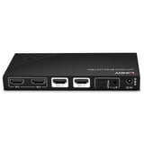 Lindy 38313 interruttore a matrice Commutatore a matrice AV 6,2 W, Switch HDMI Nero, Commutatore a matrice AV, 7680 x 4320 Pixel, 40 Gbit/s, LPCM, Nero, Metallo