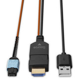 Lindy Extender HDMI 8K60 fibra MPO 100m, Estensione HDMI arancione /Nero