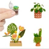 MGA Entertainment Make It Mini Botanicals, Bricolage Miniverse Make It Mini Botanicals, 8 anno/i, Multicolore, Plastica