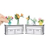 MGA Entertainment Make It Mini Botanicals, Bricolage Miniverse Make It Mini Botanicals, 8 anno/i, Multicolore, Plastica