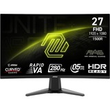 MSI MAG 276CXFDE, Monitor di gioco Nero