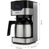 Medion MD18458, Macchina fa filtro accaio