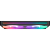 NZXT F280 RGB CORE, Ventola Nero