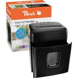 Peach PS500-46 distruggi documenti Triturazione incrociata 65 dB Nero Nero, Triturazione incrociata, 4 x 32 mm, 15 L, 150 fogli, 65 dB, 4 ruota(e)