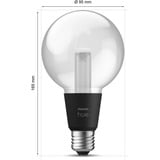 Philips Hue White & Color Ambiance Lightguide G95 Globe - Lampada intelligente E27, Lampada a LED 