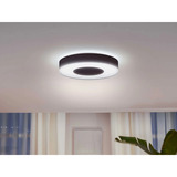 Philips Plafoniera Infuse grande, Luce LED Nero, Philips Hue White and Color ambiance Plafoniera Infuse grande, Lampada a soffitto intelligente, Bluetooth, Nero, LED, Metallo, Lampadina/e non sostituibile/i