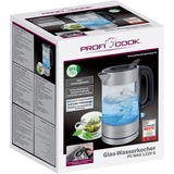 ProfiCook 501229, Bollitore accaio/Nero