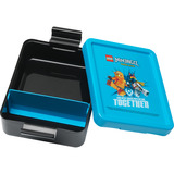 Room Copenhagen Lunch Box LEGO Ninjago, Scatola per il pranzo Nero/Blu