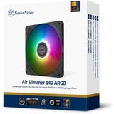SilverStone Air Slimmer 140 ARGB, Ventola Nero