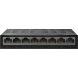 TP-Link LS1008G Non gestito Gigabit Ethernet (10/100/1000) Nero, Interruttore Nero, Non gestito, Gigabit Ethernet (10/100/1000), Montabile a parete