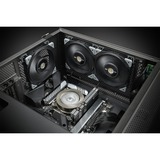 Thermaltake TOUGHFAN 12 Case per computer Ventilatore 12 cm Nero, Grigio 1 pz Ventilatore, 12 cm, 500 Giri/min, 2500 Giri/min, 28,1 dB, 72,69 pdc/min