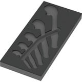 Wera 9832 Inserto in schiuma per set 6004 Joker 1, vuoto, Deposito Nero/grigio