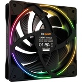 be quiet! Light Wings | 120mm PWM high-speed Case per computer Ventilatore 12 cm Nero 1 pz Nero, Ventilatore, 12 cm, 2500 Giri/min, 31 dB, 52,3 pdc/min, 88,86 m³/h