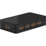 goobay Selettore HDMI 4 a 1 (4K @ 60Hz), Switch HDMI Nero