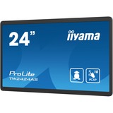 iiyama TW2424AS-B1 Monitor PC 60,5 cm (23.8") 1920 x 1080 Pixel 4K Ultra HD Touch screen Nero, Public Display Nero, 60,5 cm (23.8"), 1920 x 1080 Pixel, 4K Ultra HD, 14 ms, Nero