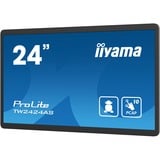 iiyama TW2424AS-B1 visualizzatore di messaggi Pannello piatto per segnaletica digitale 60,5 cm (23.8") Wi-Fi 250 cd/m² 4K Ultra HD Nero Touch screen Processore integrato Android 24/7, Public Display Nero, Pannello piatto per segnaletica digitale, 60,5 cm (23.8"), 1920 x 1080 Pixel, Wi-Fi, 24/7