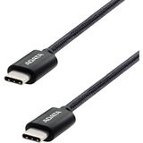 ADATA CACC-200PN-BK cavo USB USB 2.0 2 m USB C Nero Nero, 2 m, USB C, USB C, USB 2.0, Nero