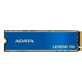 ADATA LEGEND 700 512 GB M.2 PCI Express 3.0 NVMe 3D NAND, Disco a stato solido blu/Oro, 512 GB, M.2, 2000 MB/s