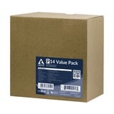 ARCTIC P14 Value Pack Case per computer Ventilatore 14 cm Nero Nero, Ventilatore, 14 cm, 1700 Giri/min, 0,3 son, 72,8 pdc/min, 123,76 m³/h