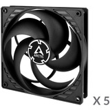 ARCTIC P14 Value Pack Case per computer Ventilatore 14 cm Nero, Ventola Nero, Ventilatore, 14 cm, 1700 Giri/min, 0,3 son, 72,8 pdc/min, 123,76 m³/h