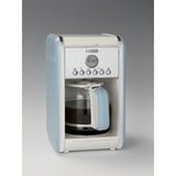 Ariete 1342 Macchina per Caffè Americano - 12 tazze - Caraffa in vetro temperato - Programmazione fino a 24 ore - Autospegnimento - 2000 Watt - Celeste, Macchina fa filtro celeste/crema, Macchina da caffè con filtro, Caffè macinato, 1100 W, Azzurro