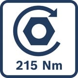 Bosch Avvitatore a impulsi a batteria GDR 18V-215 Professional solo, 18Volt blu