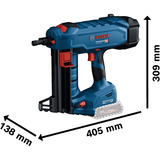 Bosch Chiodatrice per calcestruzzo a batteria PRO BITURBO GNB 18V-38 Professional solo, 18Volt blu/Nero