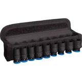 Bosch Set di bussole a impatto PRO 1/4", 9 pezzi, chiave combinata   Nero