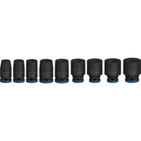 Bosch Set di bussole a impatto PRO 1/4", 9 pezzi, chiave combinata   Nero