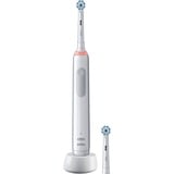 Braun Pro Sensitive Clean Pro 3 Adulto Spazzolino rotante-oscillante Bianco, Spazzolino da denti elettrico bianco, Adulto, Spazzolino rotante-oscillante, Cura quotidiana, Sensibile, Sbiancante, Bianco, 4 x 30 sec, Sensitive White