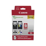 Canon 3712C008 cartuccia d'inchiostro 2 pz Originale Resa elevata (XL) Nero, Ciano, Magenta, Giallo Resa elevata (XL), Nero, Ciano, Magenta, Giallo, 2 pz, Confezione di qualità per foto
