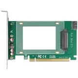 DeLOCK 90051 scheda di interfaccia e adattatore Interno U.2 PCIe, U.2, PCIe 4.0, Verde, PC, FCC