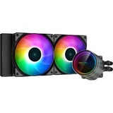DeepCool CASTLE 240EX A-RGB sistema di raffreddamento per computer Processore Raffreddatore di liquidi tutto in uno 12 cm Nero, Raffreddamento ad acqua Nero, Raffreddatore di liquidi tutto in uno, 12 cm, 69,34 pdc/min, Nero