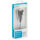 Digitus Adattatore seriale USB tipo C™ Nero, Nero, 1 m, DB-9, Maschio, Maschio, Cina