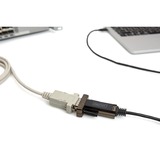 Digitus Adattatore seriale USB tipo C™ Nero, Nero, 1 m, DB-9, Maschio, Maschio, Cina