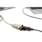 Digitus Adattatore seriale USB tipo C™, Cavo Nero, Nero, 1 m, DB-9, Maschio, Maschio, Cina