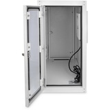 Digitus Alloggiamento per computer con ventola filtro integrata e piedini di livellamento, IT armadio grigio chiaro, Rack indipendenti, Lucchetti, Grigio