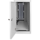 Digitus Alloggiamento per computer con ventola filtro integrata e piedini di livellamento, IT armadio grigio chiaro, Rack indipendenti, Lucchetti, Grigio