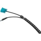Digitus DA-90508 organizer per cavi Scrivania/Parete Guaina intrecciata per cavi Nero 1 pezzo(i), Instradamento dei cavi Nero, Guaina intrecciata per cavi, Scrivania/Parete, Polietilene tereftalato (PET), Nero