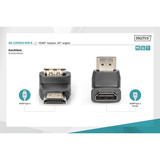 Digitus Spina HDMI-A > Presa HDMI-A 4K, Adattatore Nero