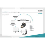 Digitus Spina HDMI-A > Presa HDMI-A 4K, Adattatore Nero