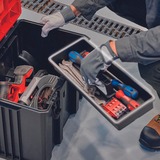 EINHELL E-Case M, 4540021, Cassetta portautensili Nero/Rosso