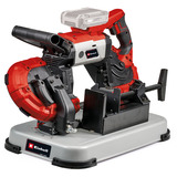 EINHELL Power X-Change Akku-Bandsäge TE-MB 18/127 U Li-Solo, 18Volt, Sega a nastro rosso/Nero